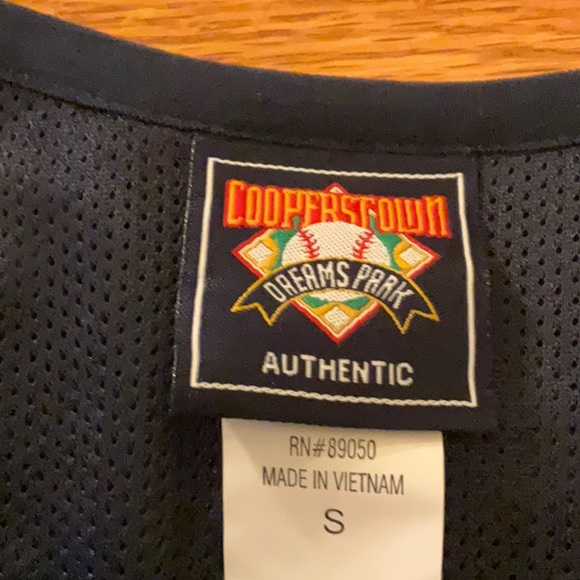 Men’s Size Small Cooperstown Dreams Park Baseball Warm Up Jersey, Excellent! - Picture 4 of 7